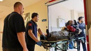 Ormanlık alanda feci kaza Ellerini zincire sıkıştıran adamın 6 parmağı koptu