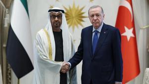 Cumhurbaşkanı Erdoğan, Birleşik Arap Emirlikleri Devlet Başkanı Şeyh Al Nahyan ile görüştü