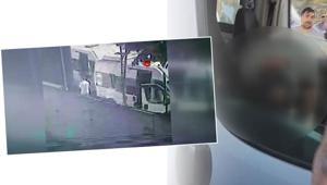 Arnavutköy de tartıştığı servis şoförüne kurşun yağdırdı Görüntüler ortaya çıktı
