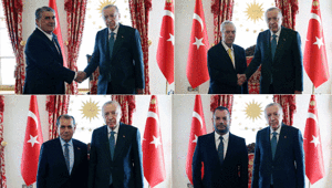 Cumhurbaşkanı Recep Tayyip Erdoğan, 4 büyüklerin başkanlarını kabul etti