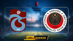 Süper Ligde Trabzonsporun konuğu Gençlerbirliği