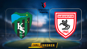 CANLI │ Süper Ligde Kocaelispor, Samsunsporu ağırlıyor