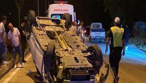 Bursada feci kaza Kamyonetle otomobil çarpıştı: 2 yaralı