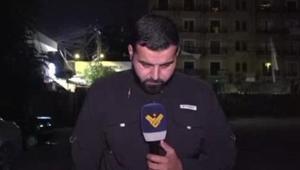 Canlı yayında korkunç anlar: Lübnanlı muhabir İsrail hava saldırısının hedefi oldu