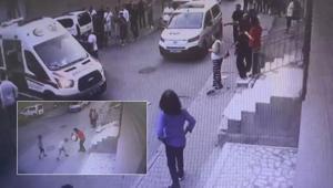 Küçükçekmecede akraba kavgasında kurşun yağmuru Sokakta oyun oynayan çocuk vuruldu... Dehşet anları kamerada