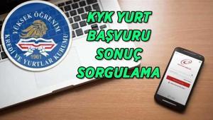 KYK yurt başvuru sonuçları açıklandı GSB KYK yurt başvuru sonuçları e-Devlet sorgulama ekranı
