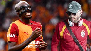 Galatasarayda Victor Osimhenden Barış Alper Yılmaza destek