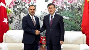 Bakan Kacır, Çinli mevkidaşı Yin Hejun ile bir araya geldi