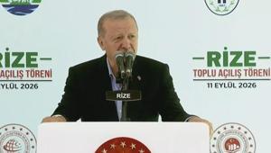 Son dakika... Cumhurbaşkanı Erdoğandan Rizede önemli açıklamalar