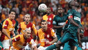 Galatasarayda Abdülkerim Bardakcının gecesi Tek golle 3 puan