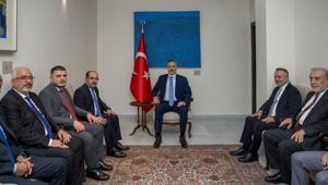 Dışişleri Bakanı Hakan Fidan, Suriye Türkmen Meclisi Başkanı Mustafa ile bir araya geldi