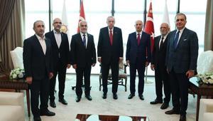 Cumhurbaşkanı Erdoğan, HÜDA PAR Genel Başkanı Yapıcıoğlunu kabul etti