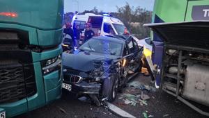 İstanbul-İzmir Otoyolunda zincirleme kaza 11 kişi yaralandı