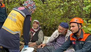 Konyada ormanda kaybolan yaşlı çift 2 gün sonra bulundu