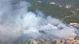Balıkesirde korkutan yangın Alevler ormana sıçradı