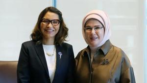 Emine Erdoğan, Brezilya Devlet Başkanının eşi Silva ile görüştü