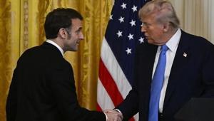 Trump ve Macron New Yorkta bir araya geldi