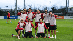 A Milli Futbol Takımı, Fransa maçı hazırlıklarını sürdürdü Orkun Kökçü antrenmanda yer almadı