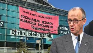 İklim aktivistlerinden Almanyada Başbakan Merz’in partisinde protesto