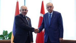 Cumhurbaşkanı Erdoğan Ermenistan Başkanı Paşinyanı kabul etti