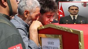 Şehit Coşkun Sevim’e son görev Cenazesinde gözyaşları sel oldu