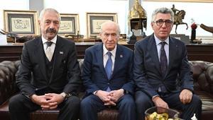 MHP Genel Başkanı Bahçeli, Sarallar ve Şahinler aileleri ile buluştu