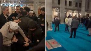 Eyüpsultan Camiinde kavga çıktı, bir kişi havaya ateş açtı