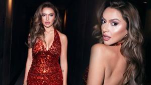 Hadise Milanoyu salladı İddialı pozları olay oldu