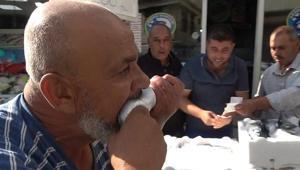 Tanesi 100 lira Fiyatı duyurdu, sevinçten çiğ çiğ yedi