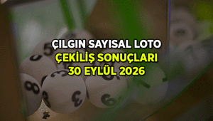 Sayısal Loto çekiliş sonuçları ne zaman, saat kaçta, hangi kanalda açıklanacak 30 Eylül 2026 Çılgın Sayısal Loto sonuçları sorgulama ekranı