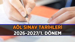 AÖL 1. Dönem sınavları ne zaman, sınav giriş belgesi hangi tarihte erişime açılacak 2026-2027 Açık Öğretim Lisesi yazılı ve e sınav tarihleri ne zaman