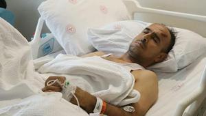 Somada madendeki göçükte yaralı kurtarılan işçi: Direkler çökmeye başlayınca kendimi attım