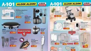 A101 HAFTANIN YILDIZLARI 3-9 EKİM | A101 Aldın Aldın 8 Ekim aktüel kataloğunda hangi ürünler satışa çıkacak Dikiş Makinesi, Katmer ve Gözleme Sacı, Saç Şekillendirici, Narenciye Sıkacağı, Çocuk ATV...