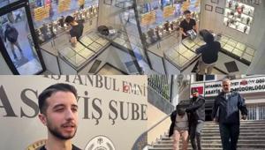 Kuyumcuyu soymaya geldi, tezgahtarın tuzağına düştü