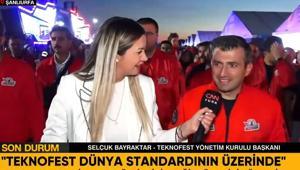 Selçuk Bayraktar TEKNOFEST Şanlıurfada CNN Türke konuştu: Dünya standardının üzerinde