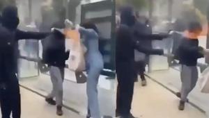 Alev makinesiyle dehşet saçmıştı 15 yaşındaki genç tutuklandı