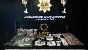 Ankara’da uyuşturucu operasyonu 95 şüpheliden 32’si tutuklandı, binlerce hap ele geçirildi