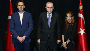 Cumhurbaşkanı Erdoğan, SpaceX yöneticilerini kabul etti