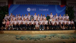 COP31 Başkanı Kurum, iklim krizinin etkisiyle su altında kalması beklenen Tuvalu’da