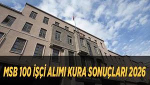 MSB 100 İŞÇİ ALIMI KURA SONUÇLARI 2026: MSB ANT Başkanlığı işçi alımı kura çekilişi sonuçları isim listesi belli oldu mu