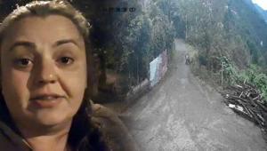 Sabah işe giden kadının karşısına ayı çıktı