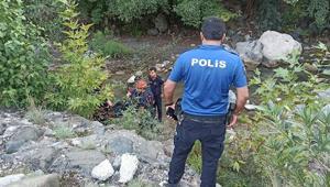 Karaçay Deresinde dehşete düşüren manzara Yoldan geçenler fark etti: Dere yatağında erkek cesedi bulundu