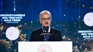 Bakan Uraloğlu: Demir yolu ağımızı 2 bin 604 kilometreye çıkardık