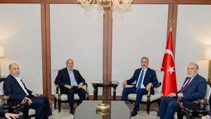 Dışişleri Bakanı Hakan Fidan Hamas heyetini kabul etti