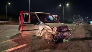 Kuzey Marmara Otoyolunda feci kaza Yola savrulan sürücü hayatını kaybetti