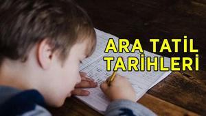 MEB TAKVİMİ İLE ARA TATİL TARİHLERİ 2026-2027: Ara tatil ne zaman Kasım ve Mart ara tatilleri günlere denk geliyor
