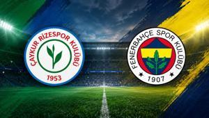 RİZESPOR - FB MUHTEMEL 11LER | ÇAYKUR Rizespor - Fenerbahçe maçı hangi kanalda, saat kaçta, nerede izlenir