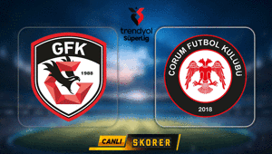 Süper Ligde Gaziantep FK - Çorum FK maçı