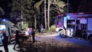 Bolu’da feci kaza Cip uçuruma yuvarlandı: 4 yaralı