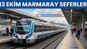 13 EKİM MARMARAY SAATLERİ: Bugün Marmaray tren seferleri değişti mi, saat kaçta Hafta sonu Marmaray sefer saatleri